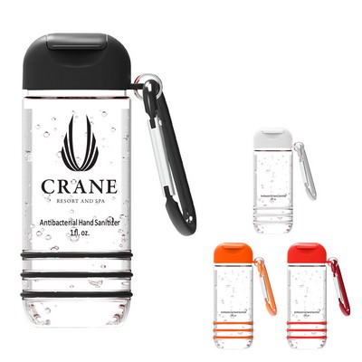 Color Burst 1 Oz. Hand Sanitizer With Carabiner
